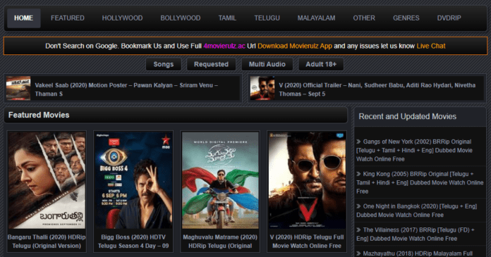 MovieRulz Download 300MB Telugu Movies Download Hindi Dubbed ?