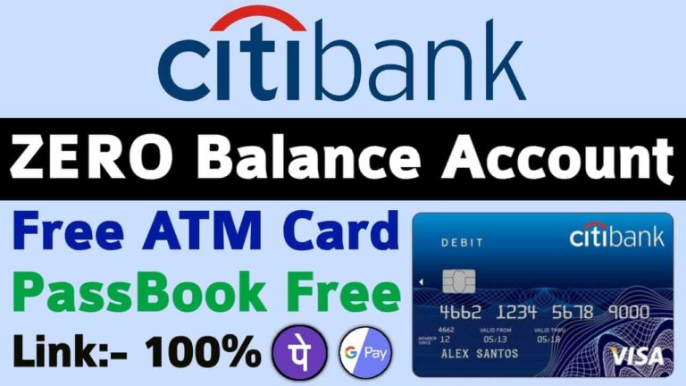 CitiBank Me Zero Balance Account Opening Online