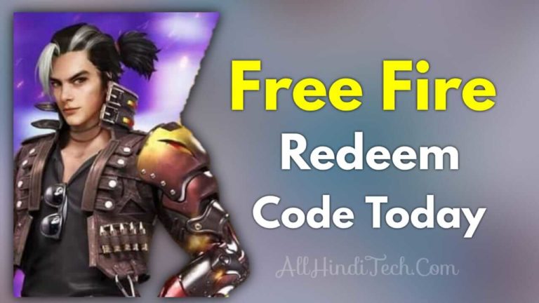 Free Fire Redeem Code Today